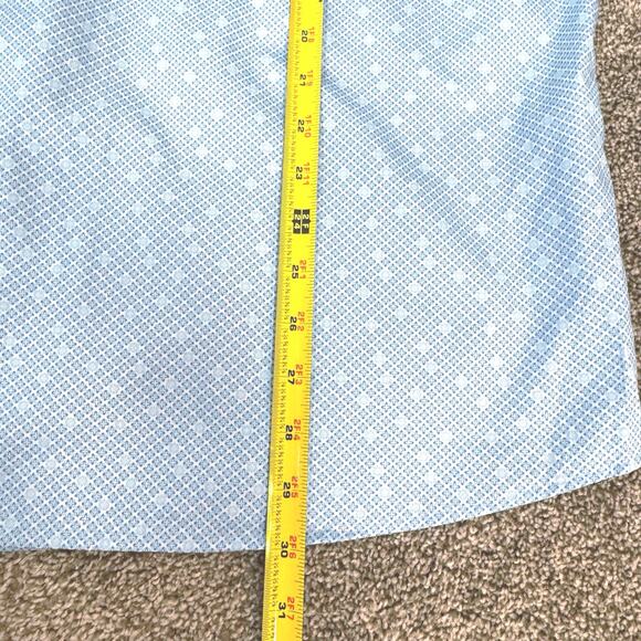 Peter Millar NWOT Men's XXL Sunshade Cotton Stretch Geometric Button Up Shirt - Picture 11 of 13